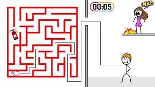 Stickman Thief Puzzle Game