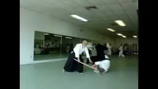 Sensei Yousuf Mehter and Jonathan Reid demonstrate Aikido weapon technique. Bokken. Part I.