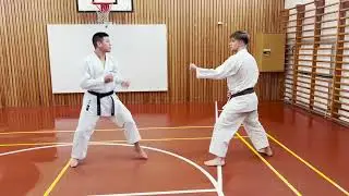 3 ways to take Your opponent Down by Watanabe-Sensei #takedowns #karate #空手道 #日本空手松涛連盟 #shotokan