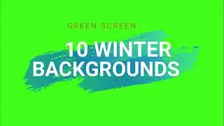 10 winter free green screen video backgrounds and overlays