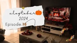 🍁🍂🍃VLOGTOBER 24 EP18: Trop gâtée,update week end,sablés Halloween,TEMU,travaux