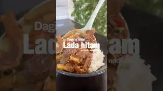 Resep menu diet daging sapi lada hitam #menudietsehat #masakanrumahan