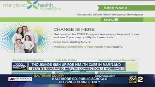 Maryland Health Exchange experience surge in users
