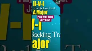 ii V I Jazz Backing Track in A #backingtrack #jazz #iivi