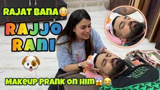 RAJAT KO LADKI BANA DIYA😳👱🏻‍♀️ | WORST PRANK ON HIM😜 | MAKEUP KARDIA💄 #revenge