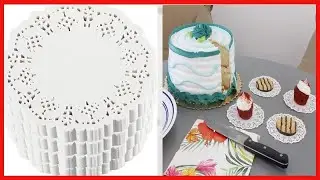 Juvale 1000-Pack White 4 Inch Mini Paper Lace Doilies for Desserts, Weddings, Baby Showers