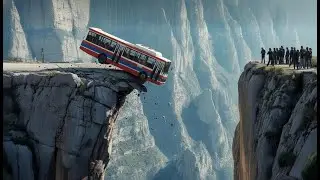 Bus Stuck on a Mountain&rsquo;s Edge, 10 Passengers Fight to Survive | Action Movie Explained