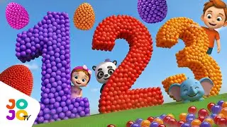 Learn Numbers & Counting for Kids - Magic Color Ball Eggs Transformation!