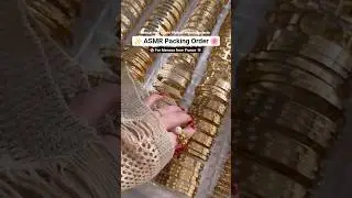 ✨️ ASMR Packing Orders#asmr #asmrsounds #jewelry #unboxing #jewellery #gift #smallbusiness #ytshorts