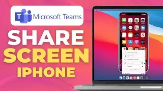 How to Share Screen on Microsoft Teams iPhone Tutorial