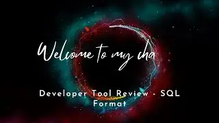 Developer Tool Review Part 1 - SQL Format