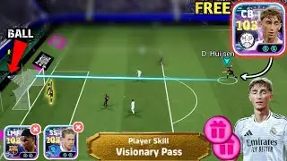 FREE Dean Huijsen 103 Show Time CB + Visionary Pass Skill | BEST Free CB To Sign 🤔 | efootball