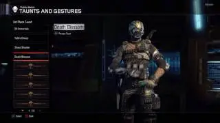 Black Ops 3 September contraband Seraph Death Blossom New Epic Taunt