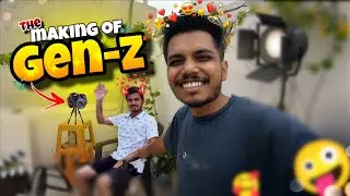 🥰The Making of GEN-Z Generation😂| Behind the Scene | Double Role Play in the Reel😱| Vlogging Munda