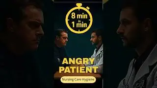 Nursing Care Hygiene :: Angry Patient :: PLAB 2 (UKMLA-CPSA) 8 min in 60 sec #plab2 plab2 #ukmla