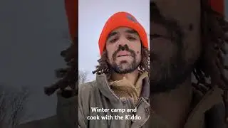 #allegancountyMI #camp #campandcook #dadlife #wintercamping #snowhike #Baikal12ga #puremichigan