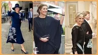 Queen Maxima of Netherland in world class style #fashion #glamour #princess #royal