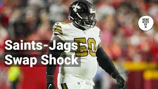 Saints Deal Khalen Saunders to Jaguars, Get Luke Fortner Back