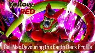 Cell Max Devouring The Earth Deck Profile : Red Yellow : Dragon Ball Super Card Game
