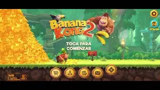 BANANA KONG 2 Gameplay - misión SANTA KONG etapa 2 recogiendo regalos con el pingüino 