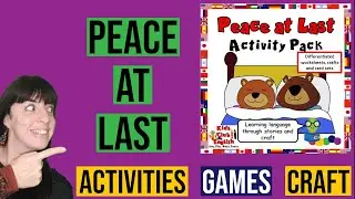Peace at Last Activities, Games, Crafts Preview