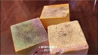 3 Dyed Glitter GymChalk Blocks/Reformed Crumble