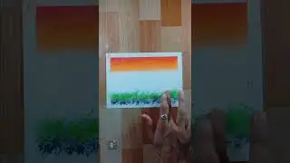 drawing flag || how to draw soft pastel || #shorts #drawing