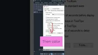 How to Change autocad screen color from black to white #shorts