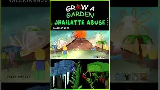 [Grow A Garden] JHAILATTE DO THE ADMIN ABUSE be Like #growagarden #roblox #animation