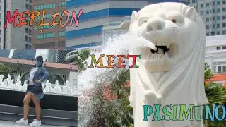 MERLION PARK @ 1 FULLERTON RD. SINGAPORE// SIMPLE RED CHANNEL