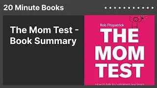 The Mom Test - Book Summary