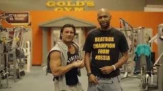 Иван Блэкман в Golds gym