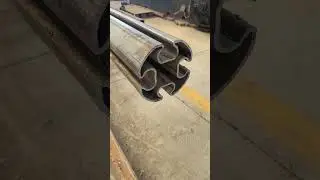 Cold-drawn shaped seamless steel tubes for street light poles.