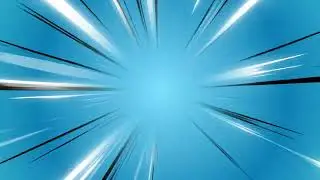 Blue Comic Anime Background - 4K