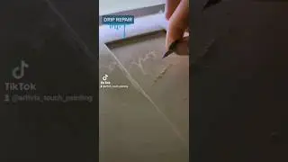 Как устранить подтеки краски на шкафу #покраскашкафов #шлифовка #маляр