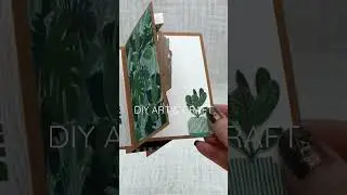 Diy birthday card for plant lover. How to make easy Birthday card at home .