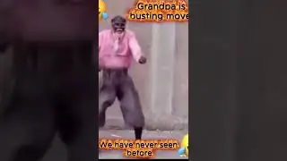 Grandpa busting moves