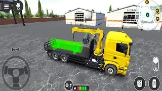 Drive Simulator 2020 #2 - Construction Crane Truck Android Gameplay