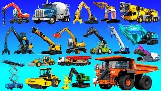 Top 20 Excavator & Machine Synthesis - M&aacute;y X&uacute;c, C&ocirc;ng N&ocirc;ng | Excavator, Crane, Truck, Loader, Tractor