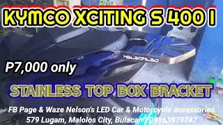 KYMCO XCITING S 4OOi Stainless Top Box Bracket