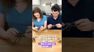 Race to solve the puzzles 🏁🧩🏁| Ballinger Family #puzzle #challenge #familygamenight