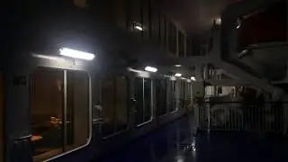 Onboard Stena Estrid crossing the Irish Sea