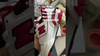 New balance 550 white red sneakers,follow Instagram #tzesneakers