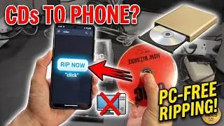 How to Rip CDs Using ONLY Your Phone (No Computer Required!)