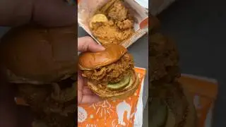 Впервые пробую Popeyes! 😳🔥 #popeyes