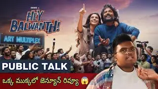 Hey Balwanth Premier Show Public Talk ART Cinemas Vanasthalipuram | Hey Balwanth Review