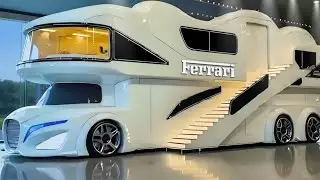 Представлен концепт-кар Ferrari Motorhome 2026 | Скорость и роскошь в стиле кемпера 🚐🏎️