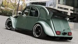 Mid-engine Citroen 2CV6 Thunderbucket - walkaround