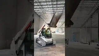 Funnel Bucket for Precise Aggregate Placement! #cooltools #construction #landscaping