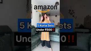 Amazon Kurta Set Haul Under ₹500 | #youtubeshorts #shorts #amazon #meesho